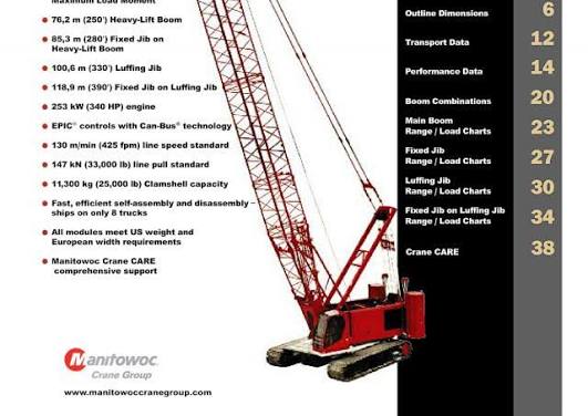 Manitowoc 555 Crawler Crane
