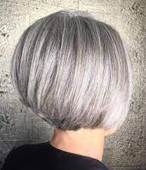 Short Gray Bob Thick Hair Styles Short Hairstyles For Women Hair Styles