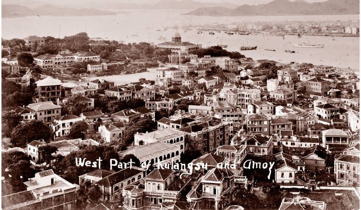 Gulang Su - Consulate Island, Xiamen, China 1880 vs Now : r/OldPhotosInRealLife
