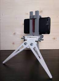 Mobile Phone Holder For The Compact Camera Tripod By Kernel770 Thingiverse Phone Holder Mobile Phone Holder Camera Holder
