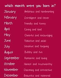 Your Birth Month Tells About You Birthday Quotes For Me Birth Month Quotes Birthday Month Quotes