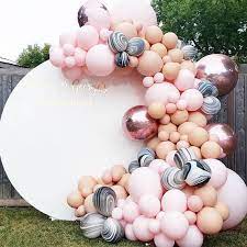 166pcs Macaron Baby Pink Balloon Garland Macar Cream Peach Etsy In 2021 Pink Balloons Balloon Garland Baby Shower Party Decorations