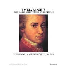 Jual Buku Saxophone 12 duets Mozart for Alto and Tenor Saxophone