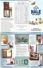 Pd door lg) plexidor pet doors do not require costly vinyl replacement flaps. Hale Pet Door Brochure