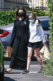 Fan page about the amazing angelina jolie. Angelina Jolie Daughter Vivienne Go Flower Shopping Pics Hollywood Life