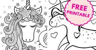Free printable unicorn coloring pages or any coloring page or book; 10 Magical Unicorn Coloring Pages Print For Free Skip To My Lou