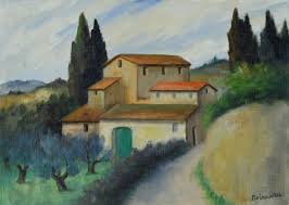 Nino Tirinnanzi Greve In Chianti 1923 2002 Casa Colonica Artes