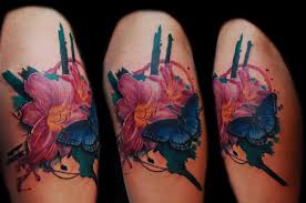 Tattoos are popular among men and accustomed to the society for a long time. Shoulder Flower Butterfly Tattoo By Ink Ognito
