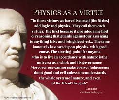 All things are parts of one single system, which is called Nature; the  individual life is good when it is in harmony with Nature. In one sense,  every life is in harmony