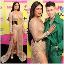 The winner of the miss world 2000 pageant. Bbmas 2021 Priyanka Chopra Jonas Wears Dolce And Gabbana While Nick Jonas Opts For Fendi On The Red Carpet Pinkvilla