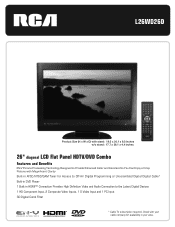 Old tvs often contain hazardous waste that cannot be put in garbage dumpsters. A Rca Hd Tv Model L40fhd41yx9 Code For Cisco Remote Had Rf2 2 Rca L26wd26d Support