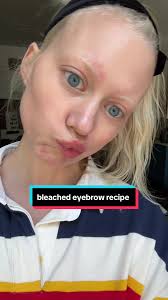 MY BLEACHED EYEBROW RECIPE!!!!! as someone who has been bleaching their  eyebrows for almost 2 yearsssss, it makes a huge difference!!!!  #bleachedbrows #bleachedeyebrows