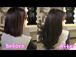 Html5 available for mobile devices. Korean Clip In Hair Extensions Blending With Short Hair Youtube