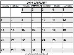 January Calendar 2019 With Space For Each Date August Calendar July Calendar February Calendar