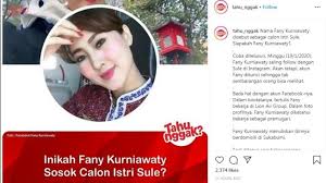 Namun tidak diketahui pasti perihal hubungan asmara sule dan fany tersebut. Fotonya Viral Ini Dia Calon Istri Sule Yang Pramugari