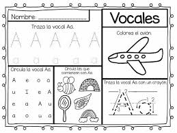 Actividades con las vocales. - Educación Preescolar Para Todos ...