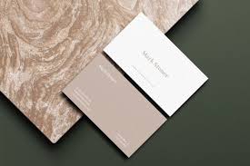 Modern Business Card Mockup In 2020 Business Card Mock Up Premium Business Cards Modern Business Cards