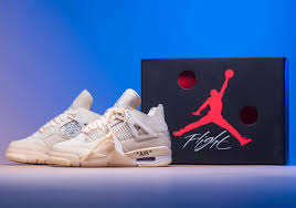 However, this shoe was really built for performance. Off White Air Jordan 4 Sail Cv9388 100 Packaging Sneakernews Com