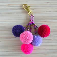 This Item Is Unavailable Etsy Boho Keychain Pom Pom Keychain Handmade Accessories Diy