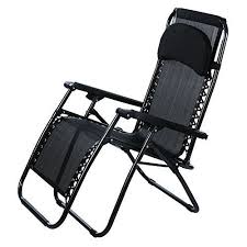 Asatr 300 Lbs Capacity Folding Beach Chaise Chair Lock Chair Zero Gravity Chair With Durable Pillow Type2 Black Review Outdoor Chairs Outdoor Recliner Zero Gravity Chair Outdoor
