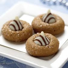 White Chocolate Kissed Gingerbread Cookies Cookie Recipes Christmas Baking Ginger Bread Cookies Recipe