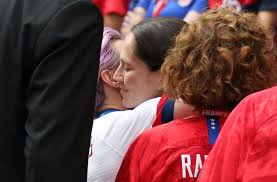 Regardless of her marital status, we are rooting for her. Megan Rapinoe Shares A Celebratory Kiss With Girlfriend Sue Bird After Us World Cup Win