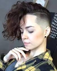 Gwsh Trexondeck Undercutgirls Undercut Undershave Half Shaved Hair Curly Hair Styles Short Hair Styles