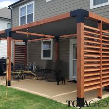 Customer Review We Just Finished Our Pergola And We Are Really Pleased With It It Provides Us With Some Much Nee In 2020 Patio Design Pergola Patio Backyard Pergola