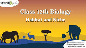 Ncert Cbse Biology Notes For Class 12 What Is A Habitat And Niche Biology Notes Biology Class