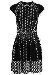 M Missoni Monochrome Intarsia Jersey Dress Missoni Dress Knit Mini Dress Mini Dress