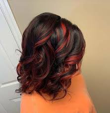 Perfect if you already have dark brown or natural black hair, you can add the red highlights to create a stunning effect. 23 Ways To Rock Black Hair With Red Highlights Page 2 Of 2 Stayglam