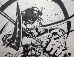 Roronoa zoro, from the anime one piece. Roronoa Zoro Projects Photos Videos Logos Illustrations And Branding On Behance