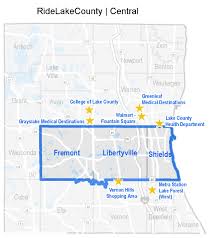 The western section (west of the illinois river). Ridelakecounty Lake County Il