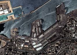 A combo of satellite images of the port of beirut and the surrounding area in lebanon, top, taken on residents of beirut confronted a scene of utter devastation a day after a massive explosion at the. Beirut Lebanon Satellite Images Show Explosion Damage European Space Imaging
