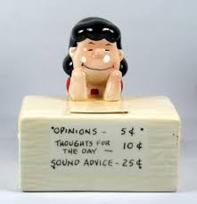Lucy At Psych Booth Bank Snoopn4pnuts Com Peanuts Collectibles Snoopy Store Lucy Van Pelt