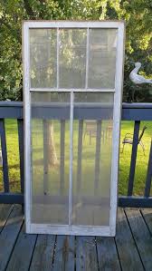 Old Window Frame 5 Pane Glass Lites Rustic Wedding Home