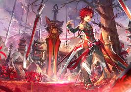 Clean, crisp images of all your favorite anime shows and movies. Hd Wallpaper Red Haired Male Anime Character With Sword Digital Wallpaper Wallpaper Flare