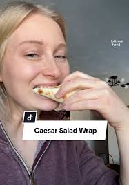 Mckayla Thomas Ceasar Salad Wrap Recipe