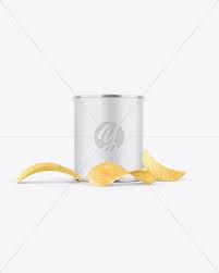 Matte Snack Tube Mockup In Tube Mockups On Yellow Images Object Mockups