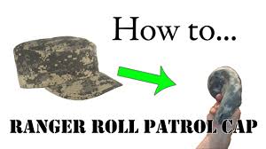 How To Ranger Roll Your Patrol Cap Ranger Rolls Cap