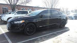 Blacked Out 2016 Ford Fusion Ford Fusion Car Accesories Single Cab Trucks