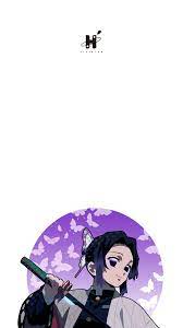 Shinobu Kochou By Hiperion Senpai Cute Anime Wallpaper Cool Anime Wallpapers Anime Demon