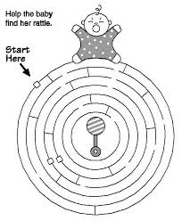 April showers bring may flowers coloring pages feature little girls in. Labyrinths 126487 Educational Printable Coloring Pages