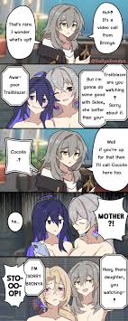 earrings, open mouth, phone, multiple girls, evil smile - Anime R34