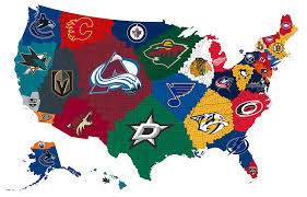 Locations of national hockey league(nhl) teams, marked by conferences and divisions. Map Of The Closest Nhl Teams To Each Us County 3450x2208 Oc Mapporn