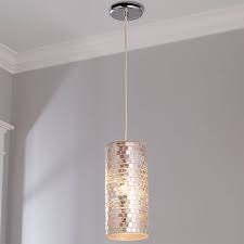 Glass Mosaic Cylinder Pendant Glass Pendant Light Blown Glass Pendant Glass Pendant Shades