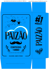 Molde Caixa Explosão Dia Dos Pais Para Imprimir Caixa Paizao Presente Dia Dos Pais Azul Menino 1 2 Fazendo A Nossa Festa Presente Dia Dos Pais Dia Dos Pais Azul Dia Dos Pais