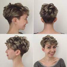 Curly Undercut Pixie Ideal For Naturally Curly Hair This Undercut Pixie Is Cropped Closely A Curly Hair Styles Naturally Short Curly Hair Curly Hair Styles