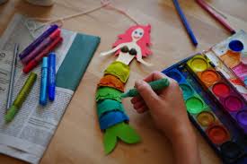 Die Kleine Meerjungfrau 339 Eierkarton Basteln Die Kleine Meerjungfrau Fasching Im Kindergarten