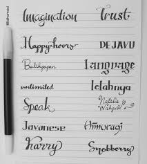 Betapa tidak, untuk mengutip suatu tulisan dari suatu buku biasanya kita harus menulisnya satu huruf demi huruf. Hand Lettering Using Felt Tip Marker Bulir Jeruk